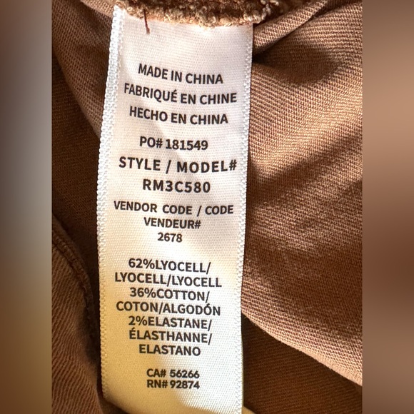 Splendid EUC Sz M Margaret Trouser Short in “Henna” Brown Cotton Shorts - Picture 9 of 9